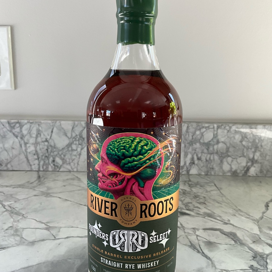 River Roots Barrel Co Founder's Select 13 YR Single Barrel Rye