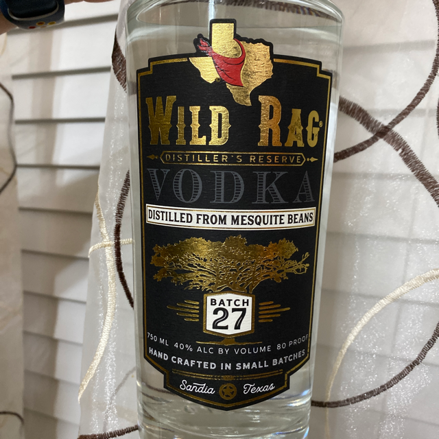 Wild Rag Distiller's Reserve Vodka