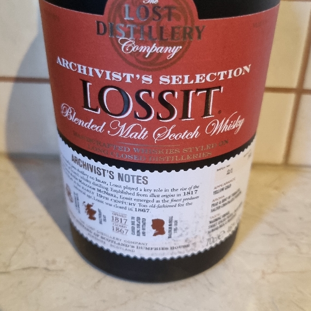 Lossit lost distillery archivists selection
