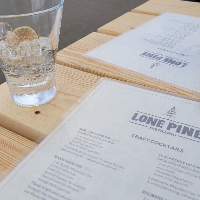Lone Pine Barrel Aged Gin
