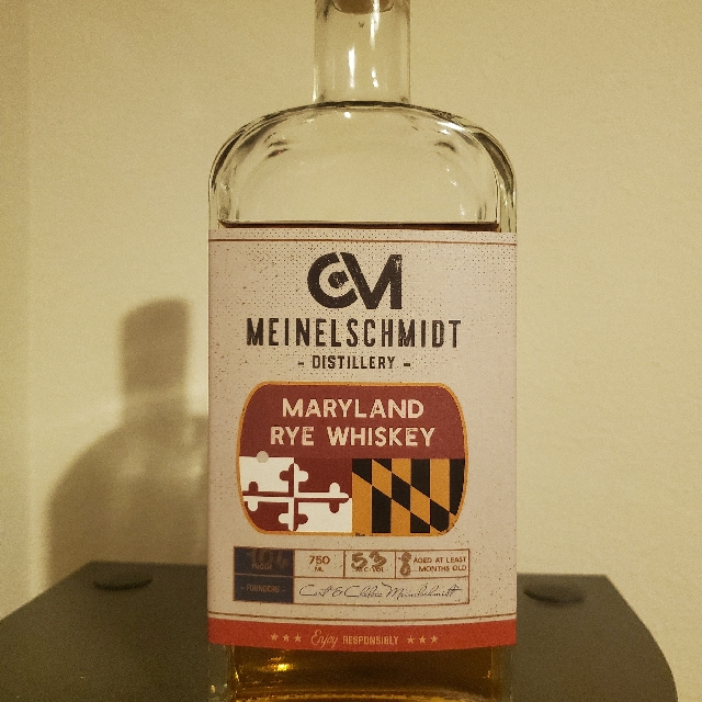 Meinelschmidt Distillery Maryland Rye Whiskey