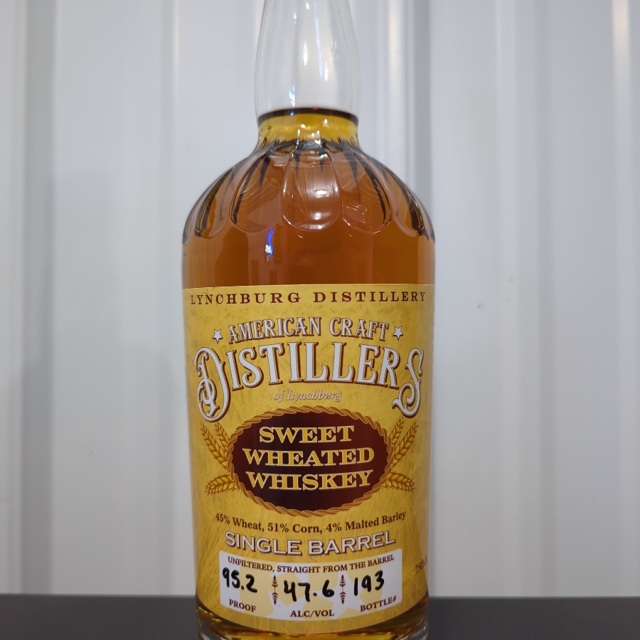 american craft distillers sweet wheat whiskey