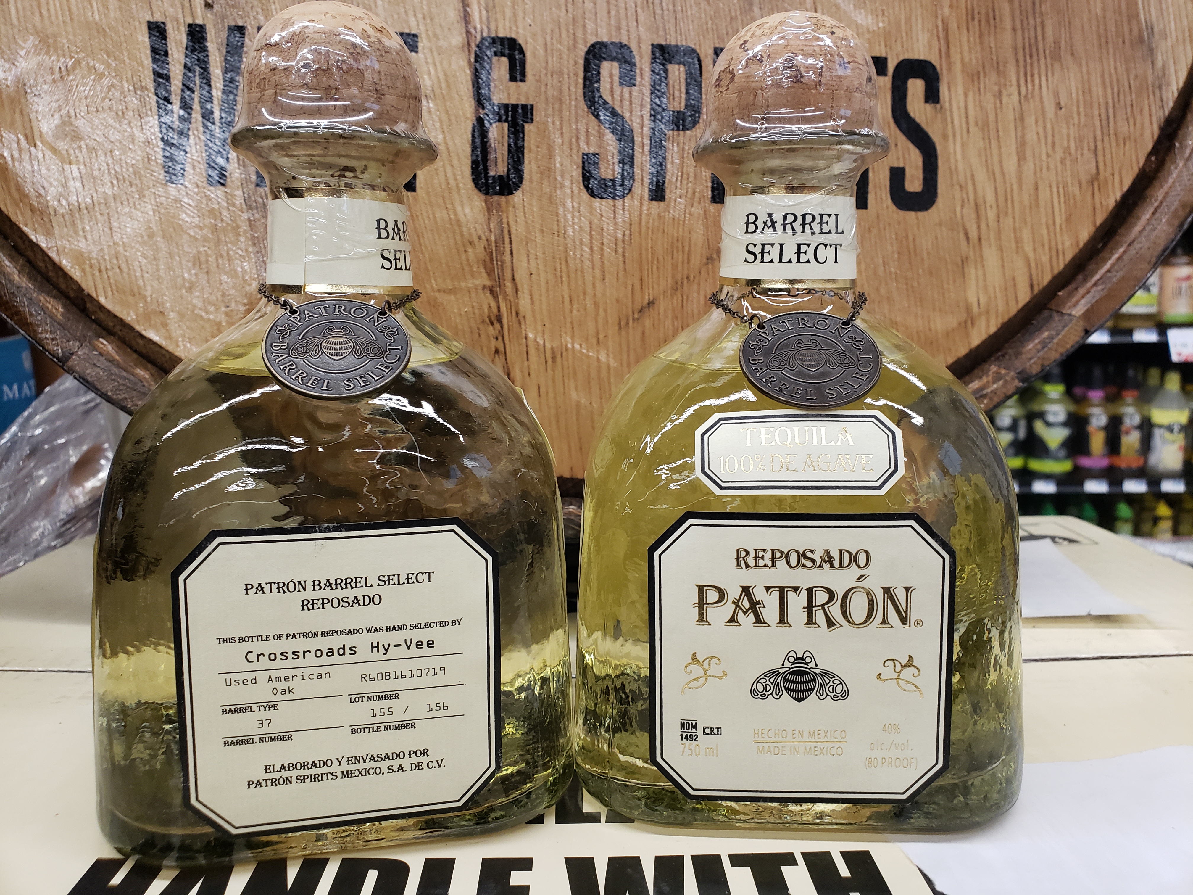 Patron Barrel Select Reposado Tequila (Crossroads Hy-Vee)