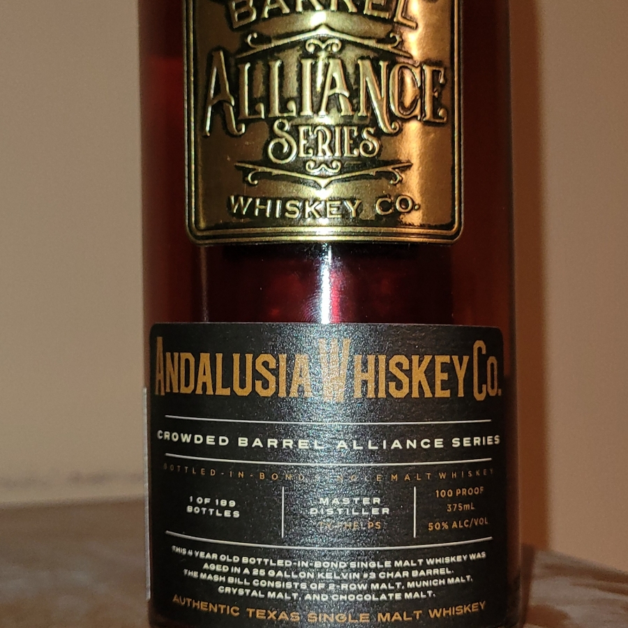 Crowded Barrel Alliance Series Andalusia Bottled in Bond