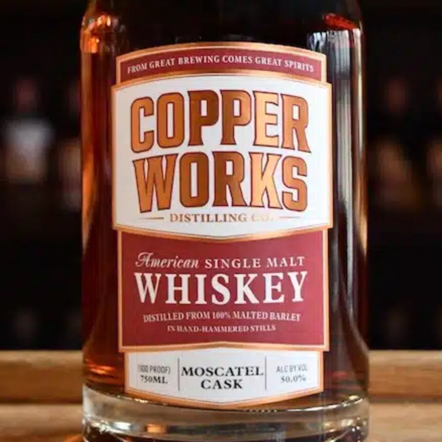 Copperworks Moscatel Cask American Single Malt