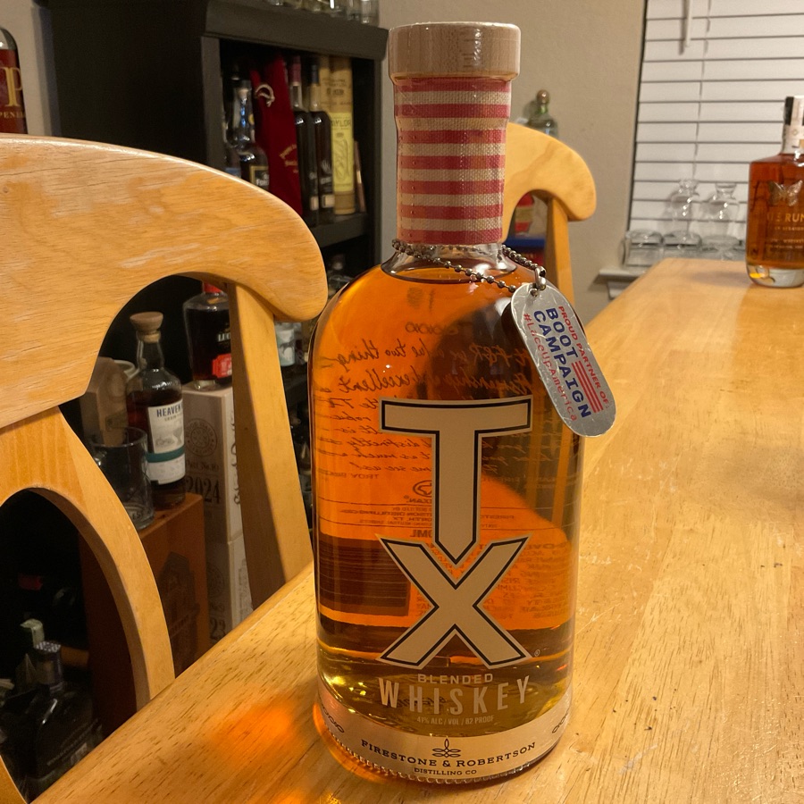 TX Blended Whiskey (Boot Campaign Bottle)