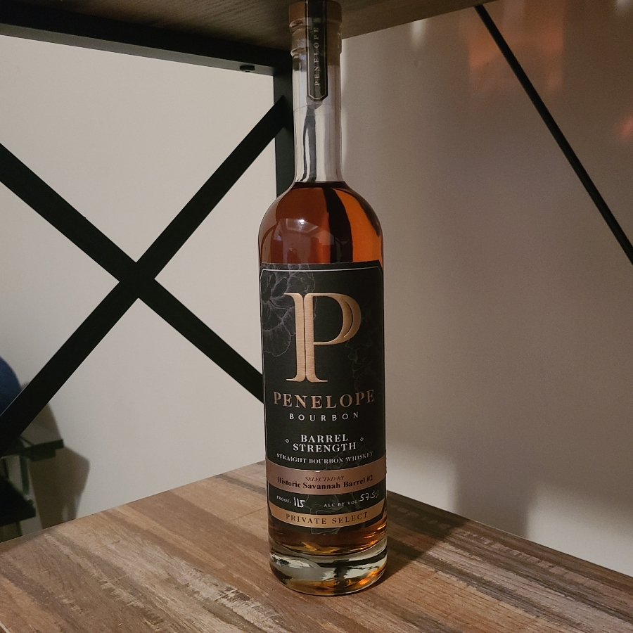 Penelope Private Select Barrel Strength (Historic Savanah Barrel #2)
