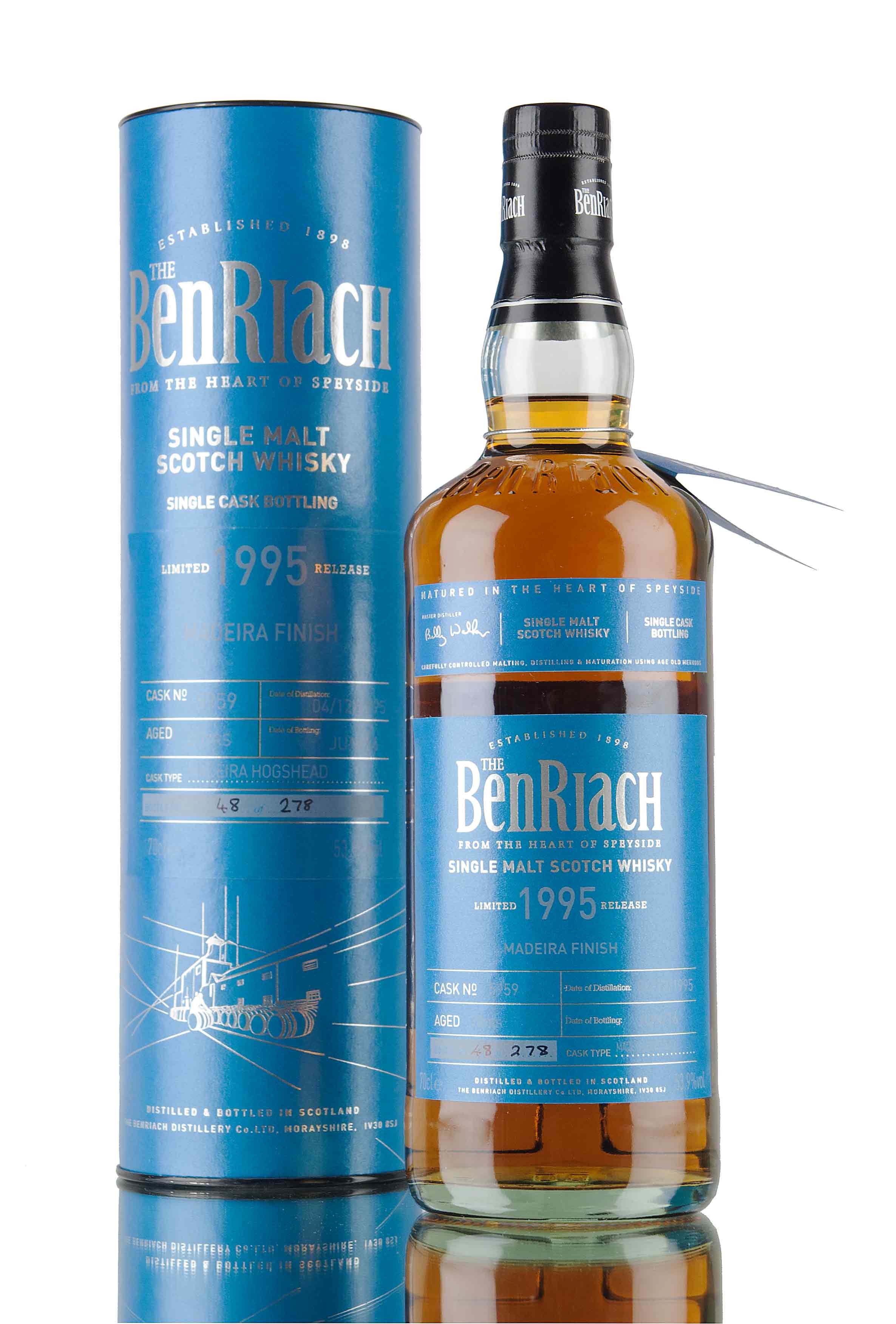 BenRiach 20 Year Old 1995 (cask 5959) - Madeira Cask Finish