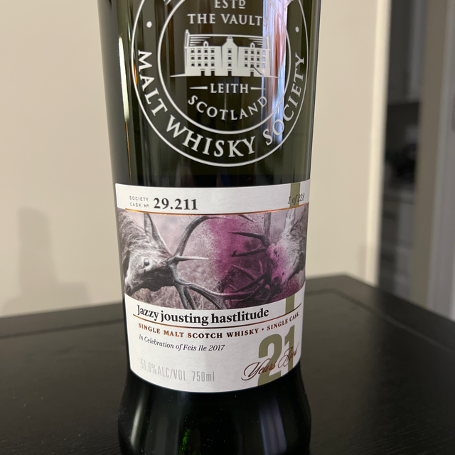 29.211 - Jazzy Joisting Hastlitude (Laphroaig)