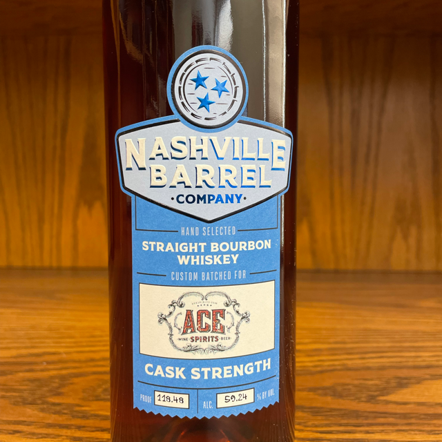 Nashville Barrel Cask Strength Straight Bourbon (Ace Spirits)