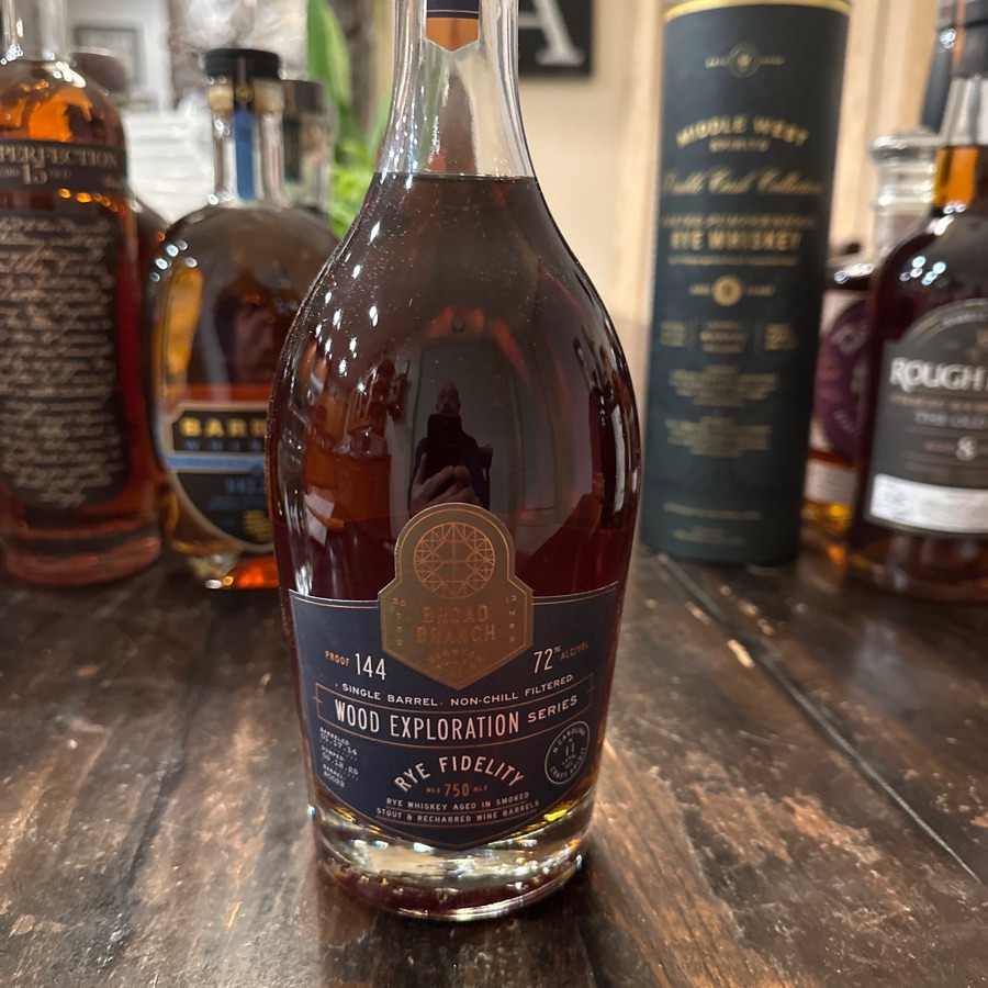 Broad Branch Rye Fidelity Wood Exploration Series Aged 10 Years 8 Months