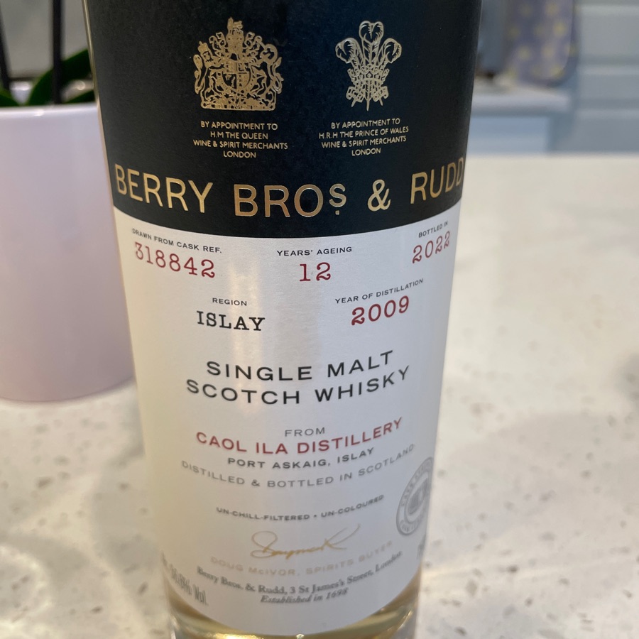 Caol Ila 2009 12 Year (Berry Bros. & Rudd)