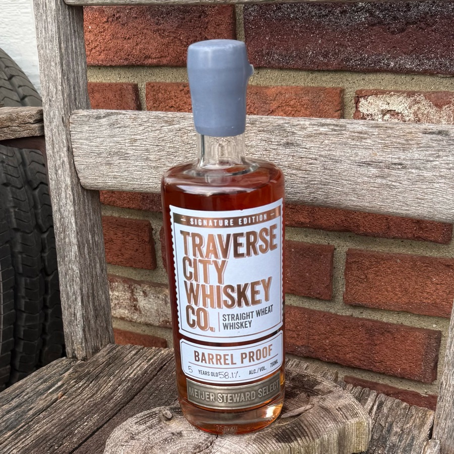 Traverse City Whiskey Co. Straight Wheat Whiskey Signature Edition Barrel Proof - Single Barrel (Meijer Steward Select)