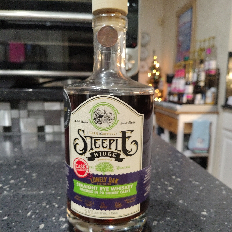 Steeple Ridge Straight Rye Whiskey 
l,