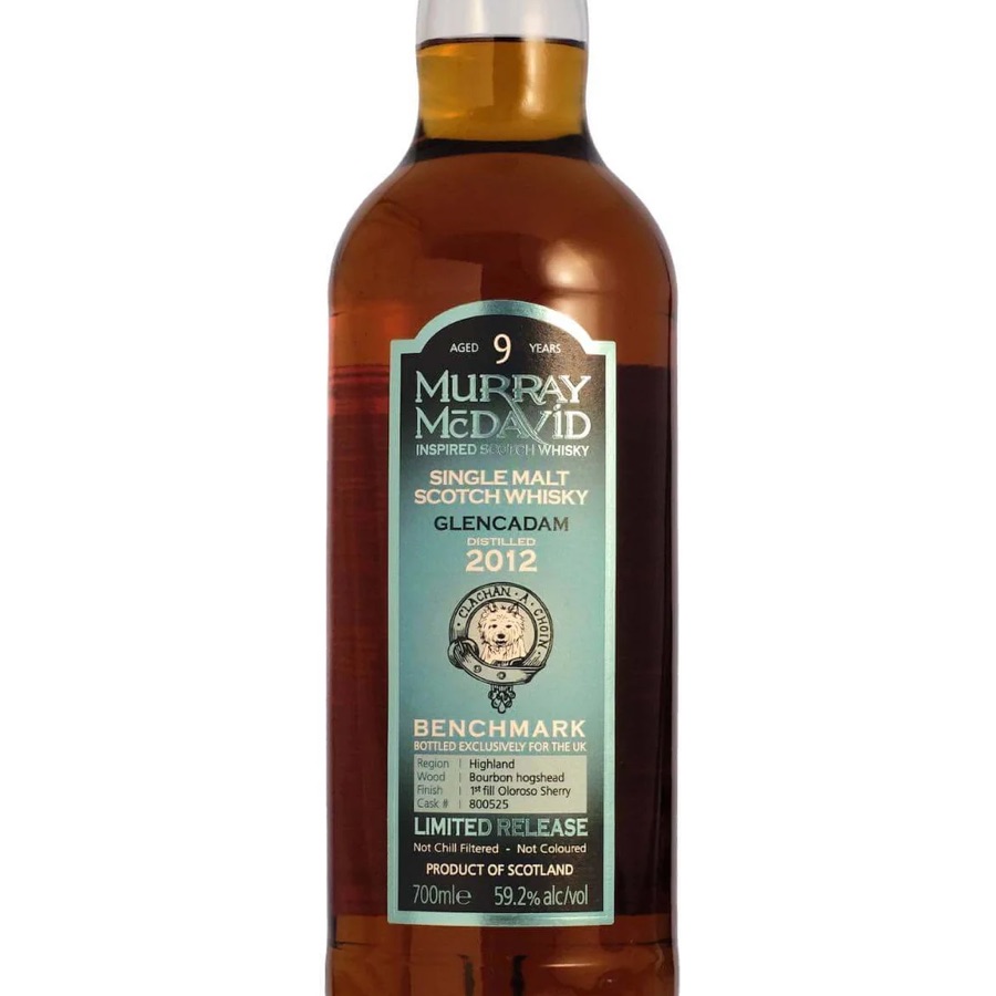 Glencadam 2012 9 Year Benchmark - Cask No. 800525 (Murray McDavid)