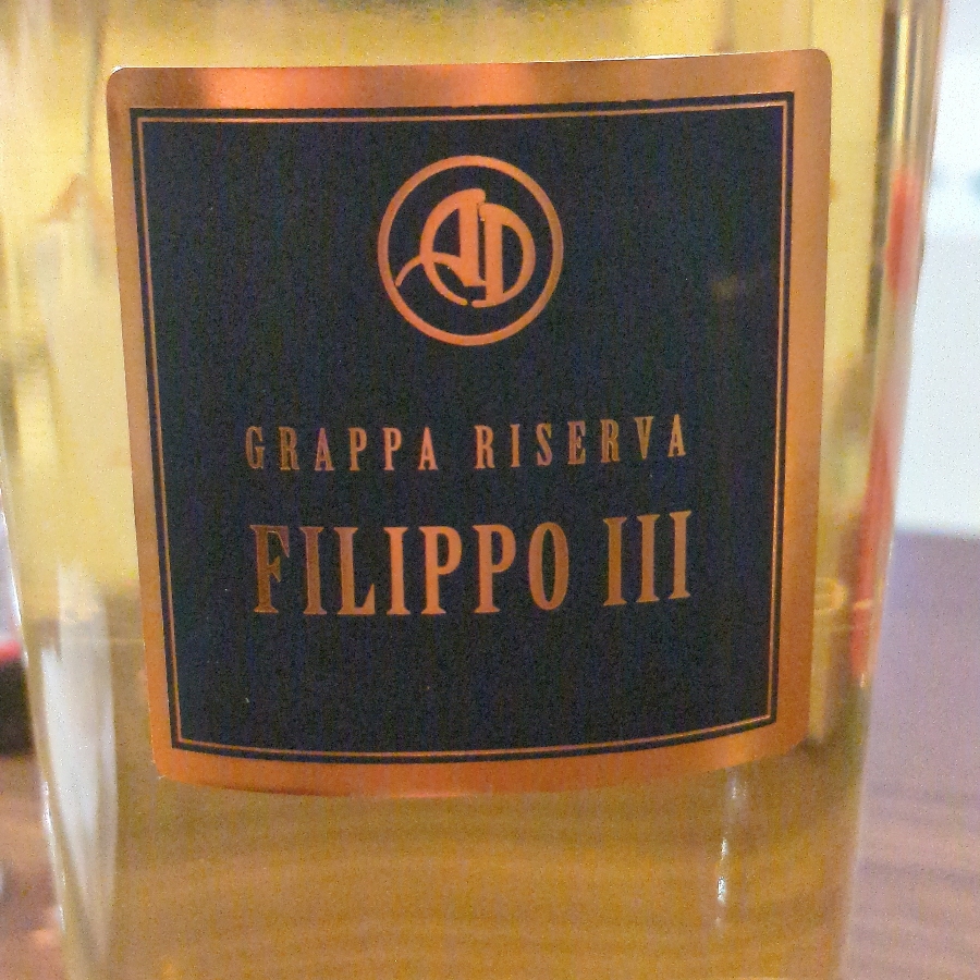 grappa riserva - filippo iii