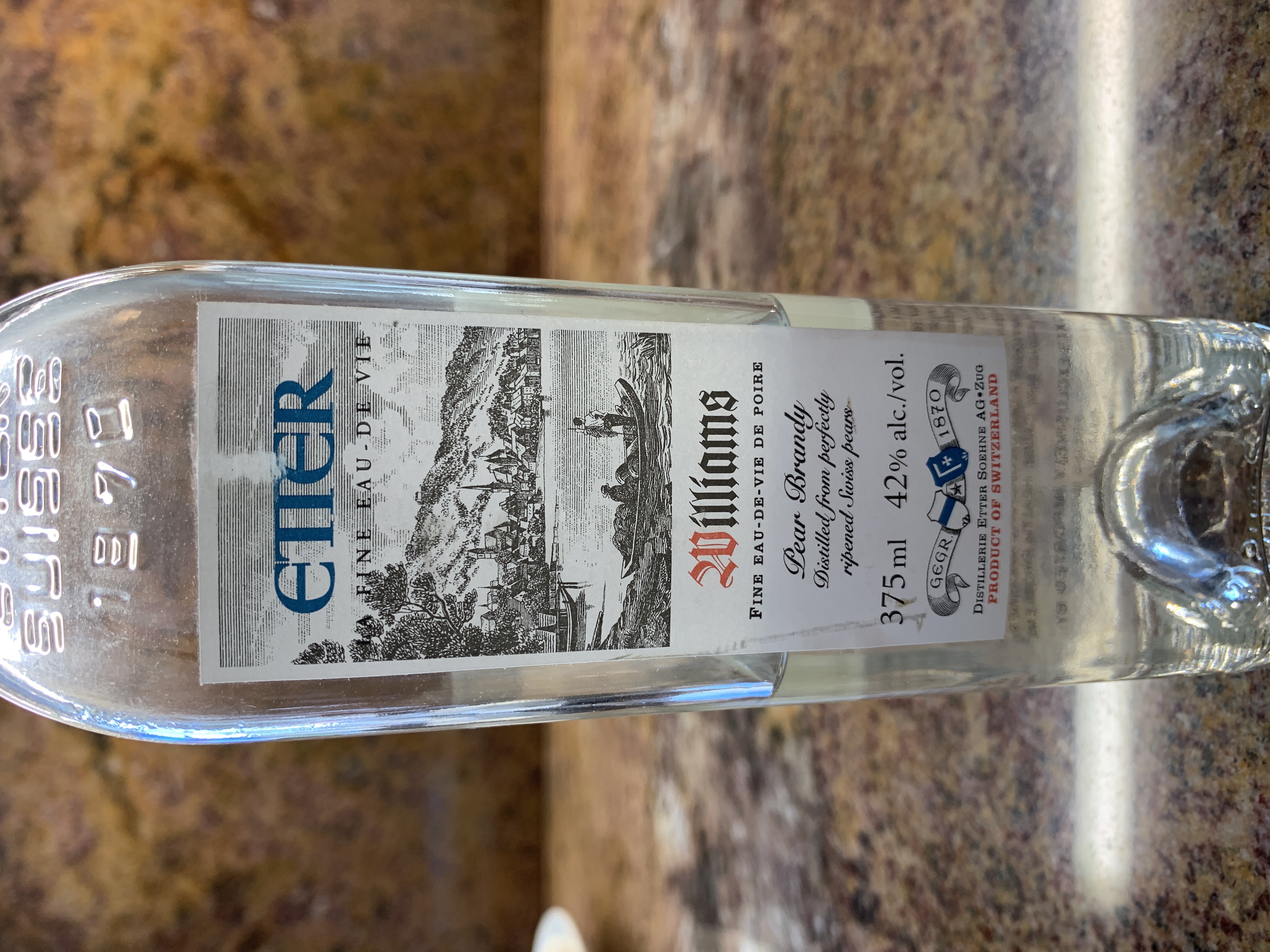 Etter Poire Eau-de-Vie Williams