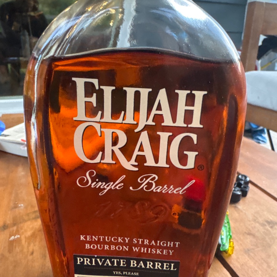 Elijah Craig Provate Single Barrel Uncut Straight From the Barrel