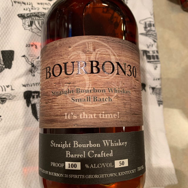 Bourbon30 Straight Bourbon Whiskey Small Batch