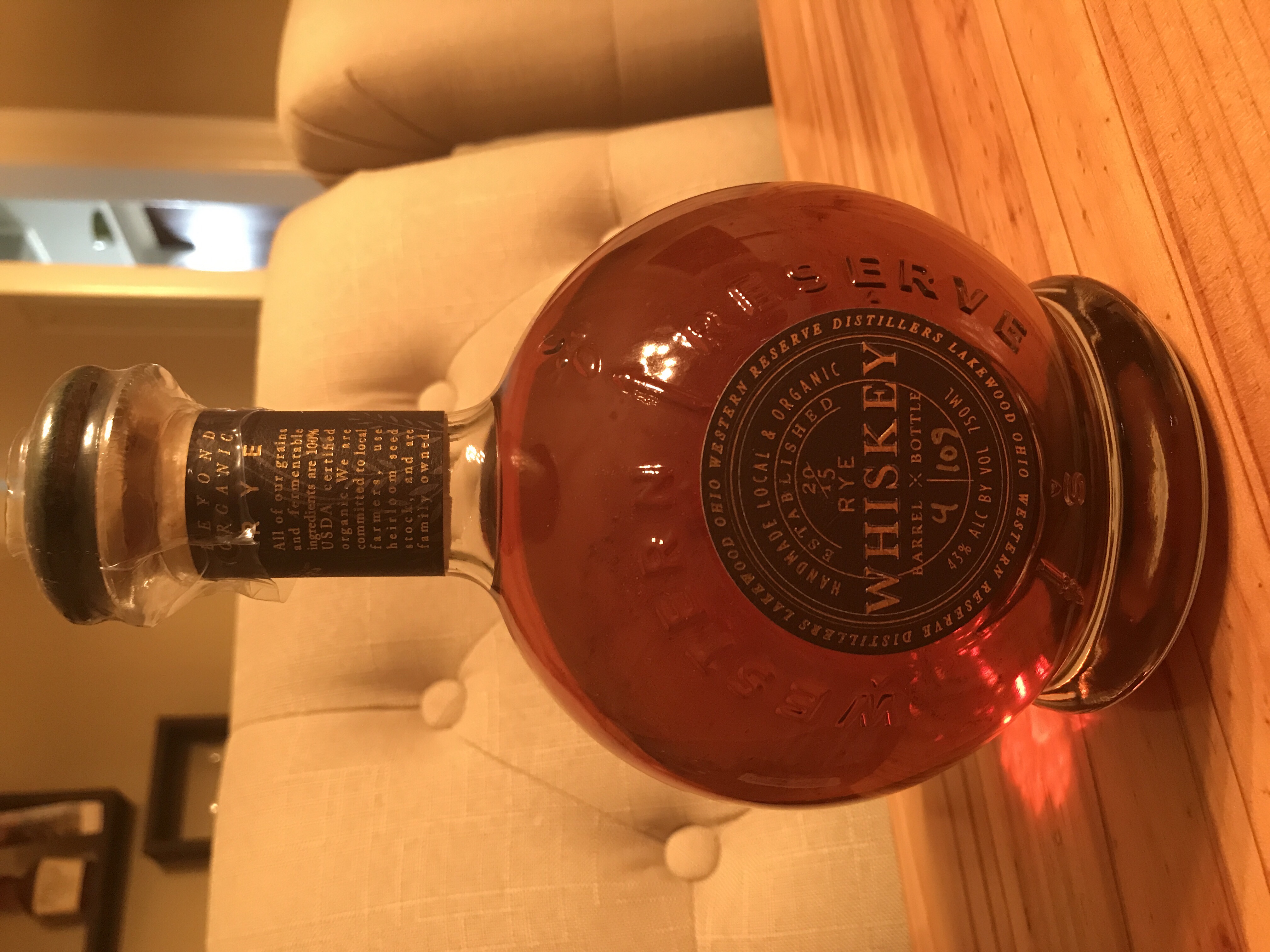 Western Reserve Rye Whiskey
