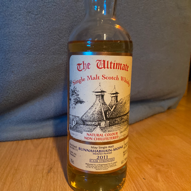 Bunnahabhain-Moine 2011 6 Year Cask Strength (The Ultimate)