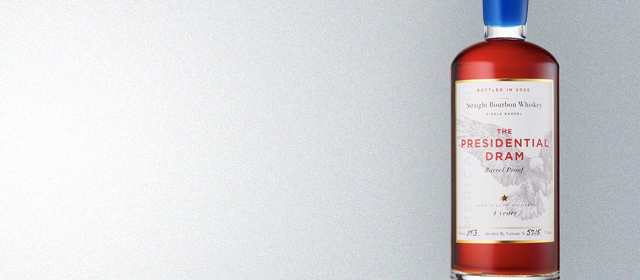 The Presidential Dram 4 Year Barrel Proof Bourbon