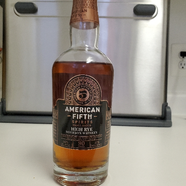 American Fifth Spirits Small Batch High Rye Bourbon Whiskey