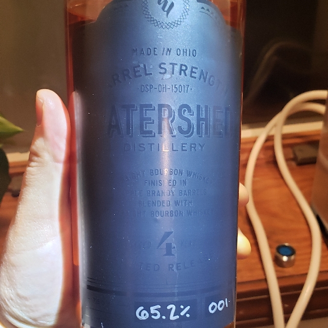 Watershed Distillery Eaves Cask Strength Bourbon