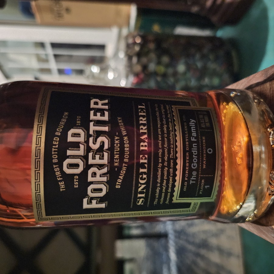 Old Forester Single Barrel (The Gordin Family) Floor 1 Warehouse O