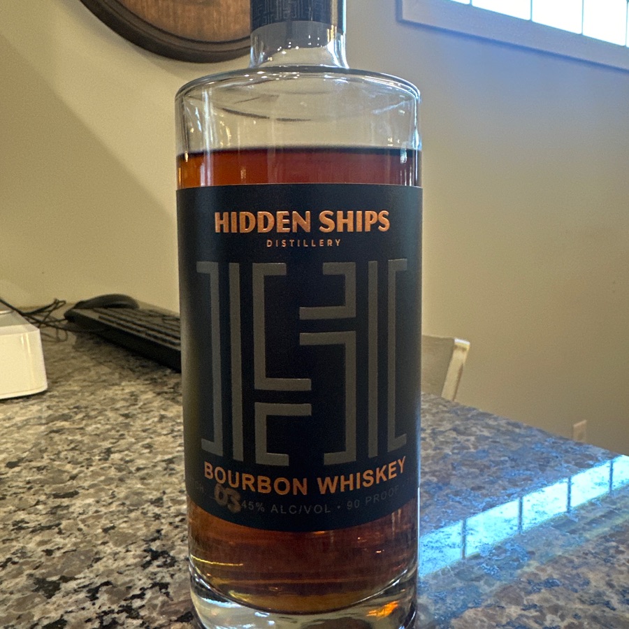 Hidden Ships Distillery Bourbon Whiskey