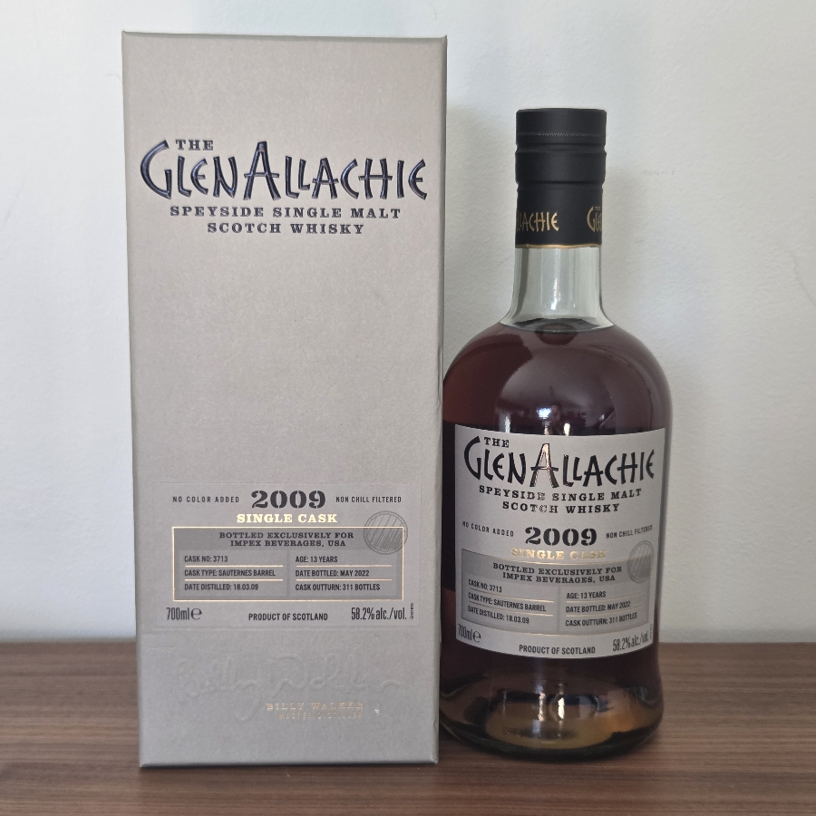 Glenallachie 2009 Single Cask, Impex Beverages