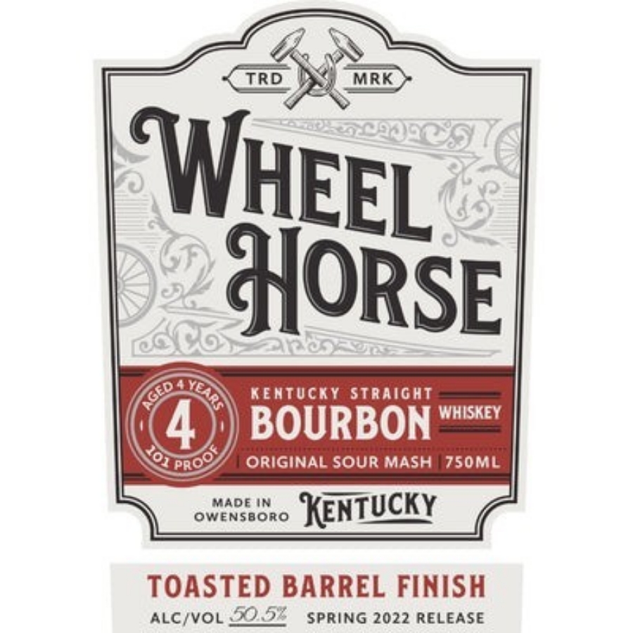 Wheel Horse Toasted Barrel Finish Kentucky Straight Bourbon

(Spring 2022)