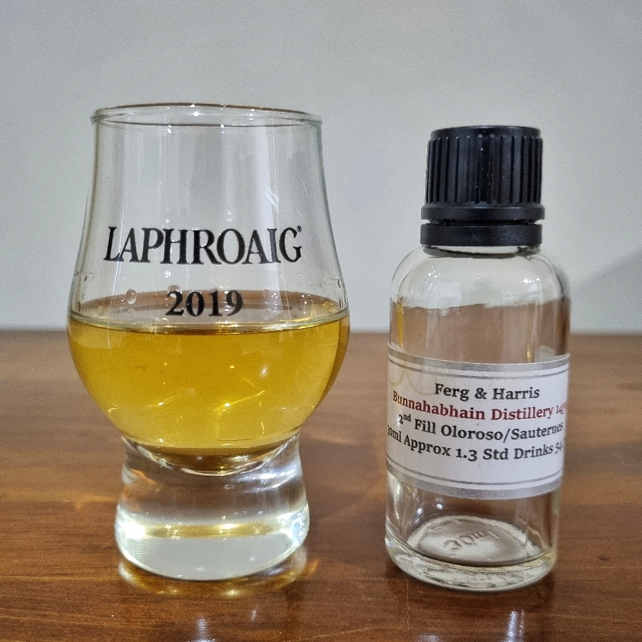 Ferg & Harris 14 Year Old Bunnahabhain Moine Sauternes Finish