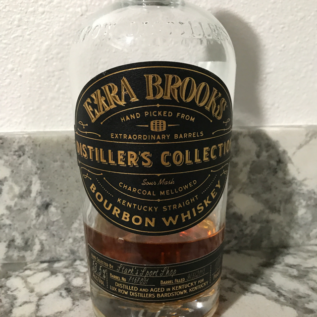 Ezra Brooks Distiller's Collection Starks Sport Shop Barrel#7167031