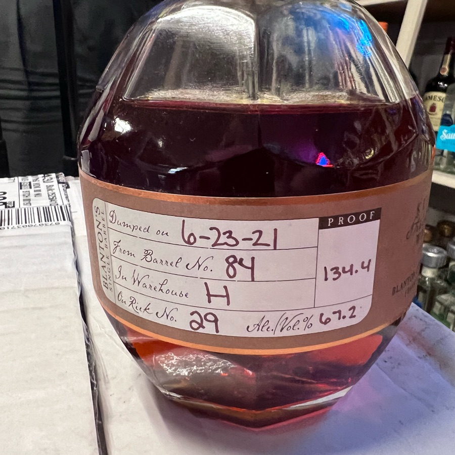 Blanton's Straight From The Barrel 2021-Barrel # 84