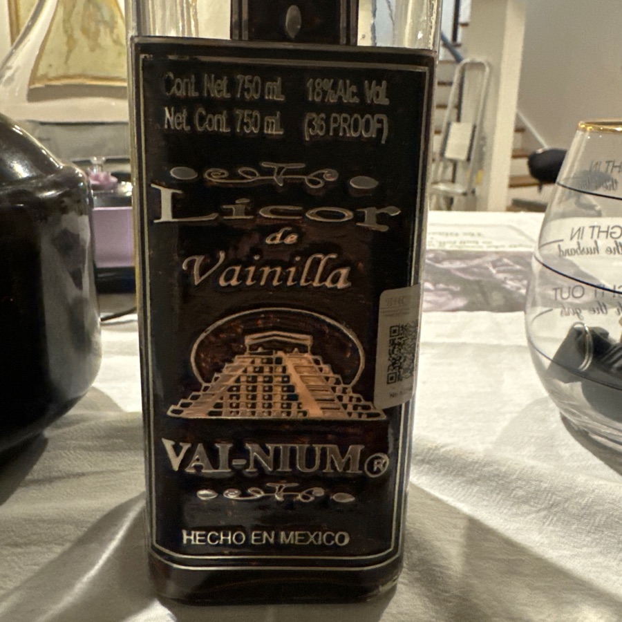 Licor de Vainilla