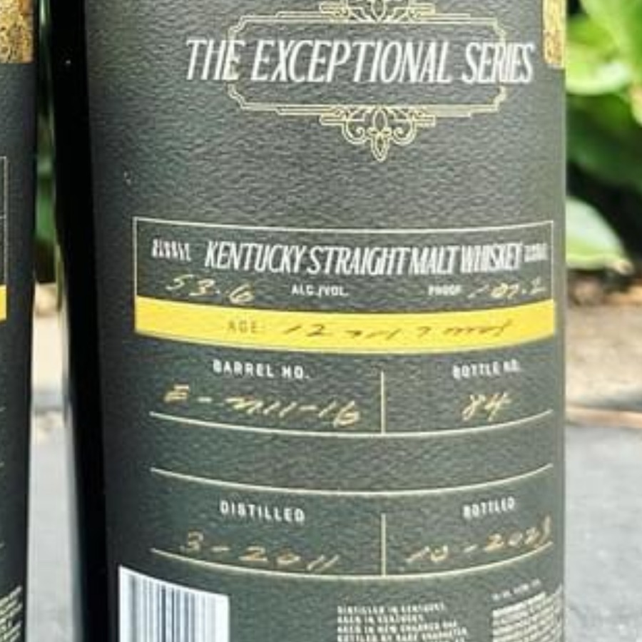 Rare Character Exceptional Series Kentucky Straight Malt (E-M11-16)