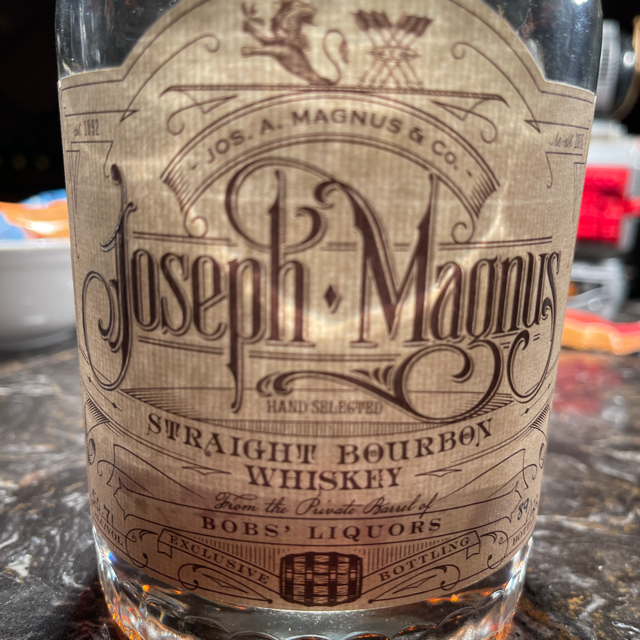 Joseph Magnus Straight Bourbon Whiskey Bob's Liquors