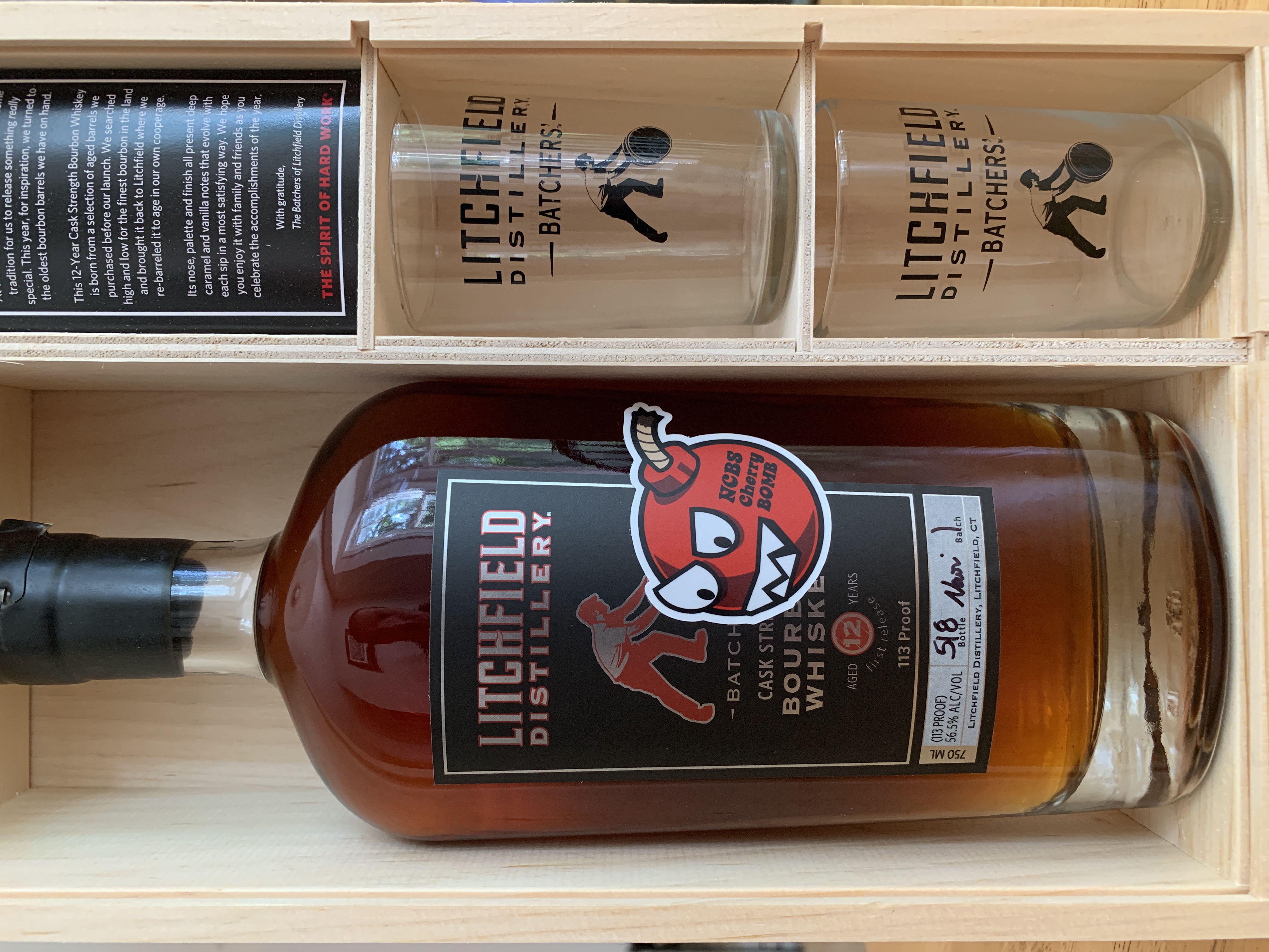 Litchfield Cask Strength Bourbon 12 Year