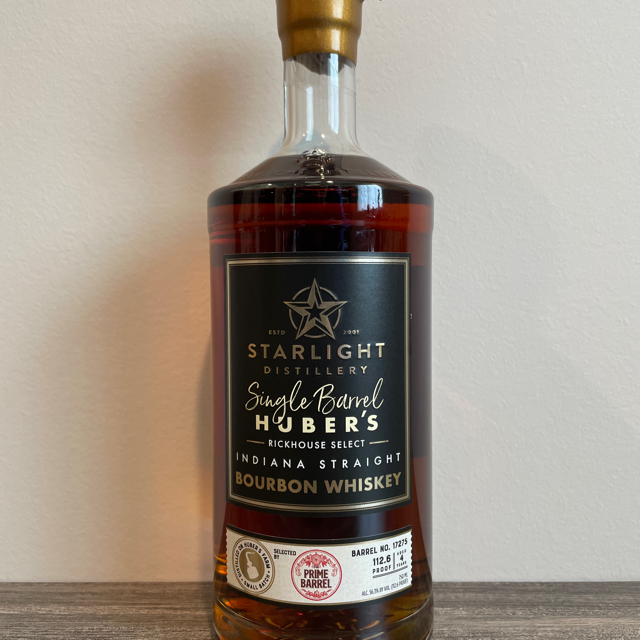 Starlight Huber's Rickhouse Select Single Barrel Bourbon (Prime Barrel)