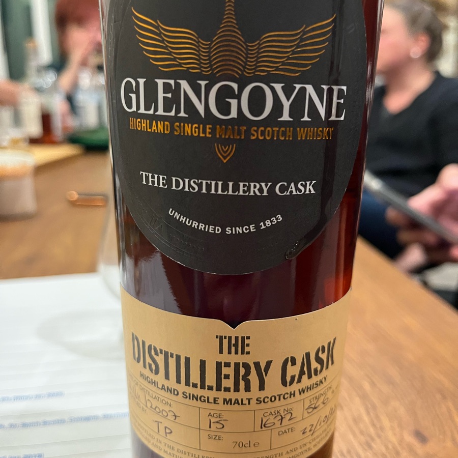 Glengoyne Distillery Cask #1672 2007 15 Years