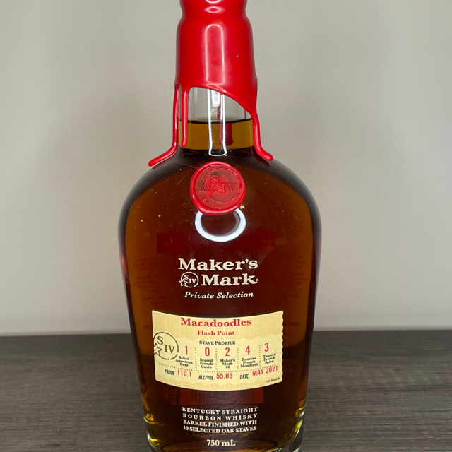 Maker's Mark - Private Selection (Macadoodles Flash Point, May 2021)