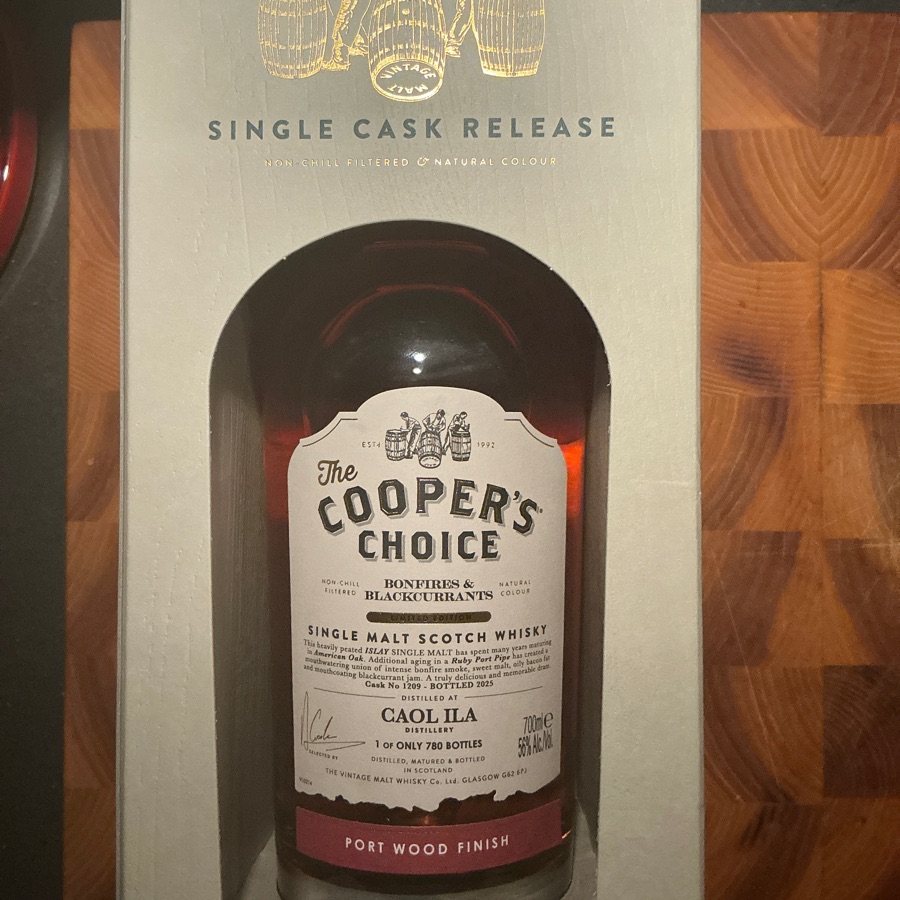 Cooper's Choice Caol Ila Bonfires & Blackcurrants