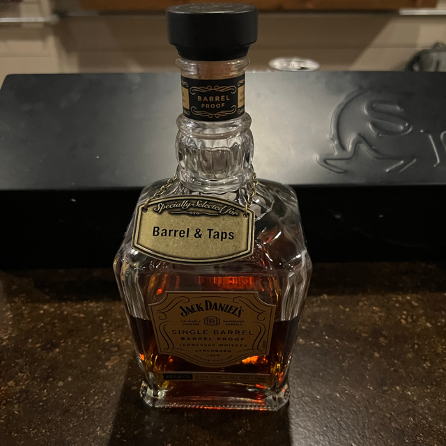 Jack Daniels Single Barrel Barrel Proof Exclusive Selection (Barrel & Taps)