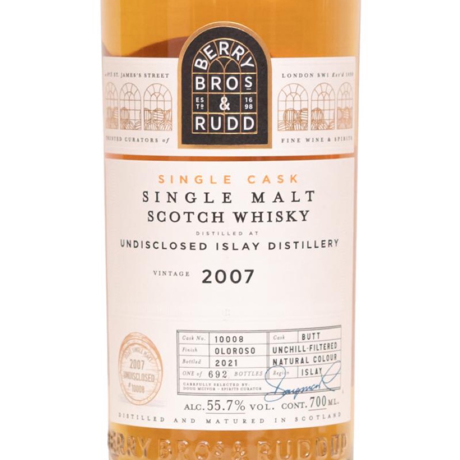 An Undisclosed Islay Distillery 2007 BR