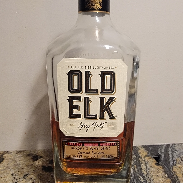 Old Elk Straight Bourbon Whiskey 802Spirits Barrel Select