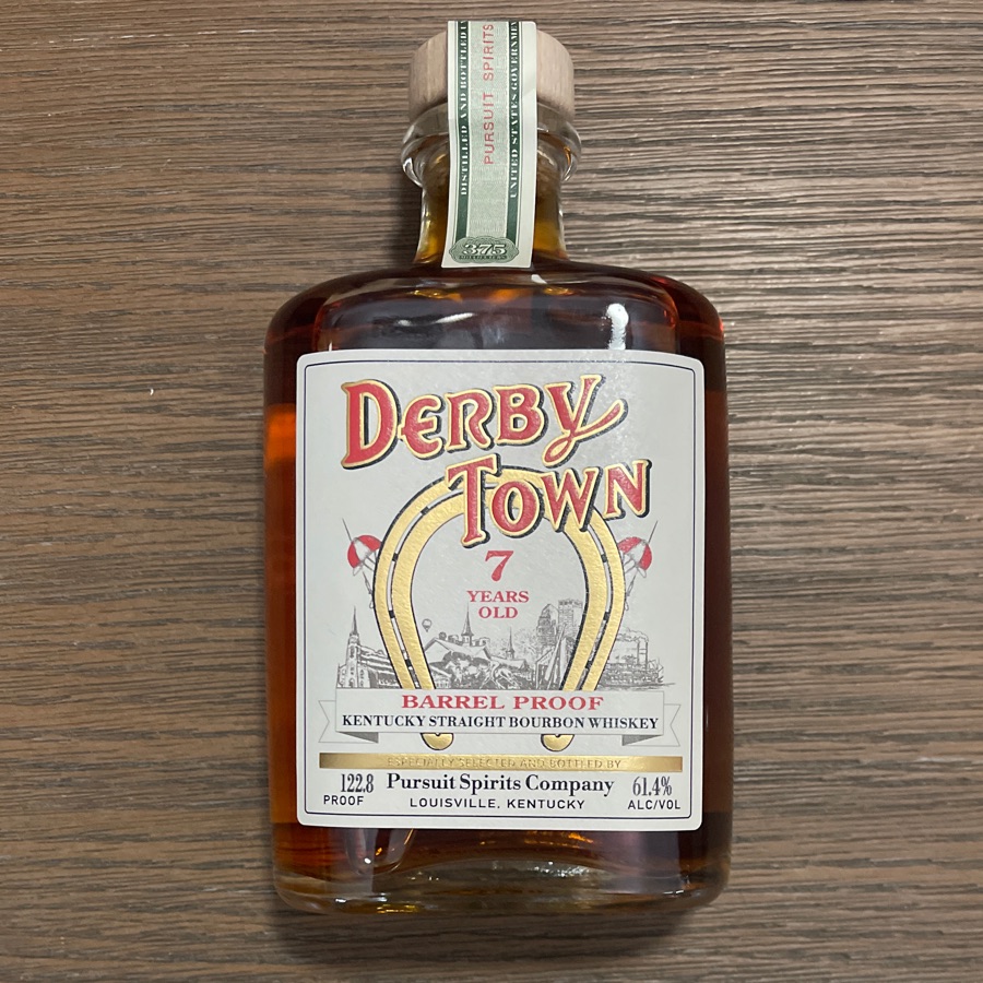 Derby Town Barrel Proof Kentucky Straight Bourbon Whiskey 375ML - Pursuit Spirits Company
