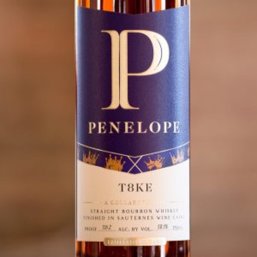 Penelope T8KE Noble Collaboration - Straight Bourbon Whiskey Finished In Sauternes Wine Casks - Limited Release