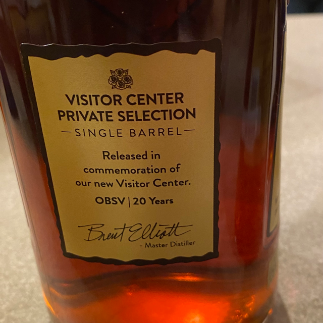 Four Roses OBSV 20 Year Visitor Center Private Selection