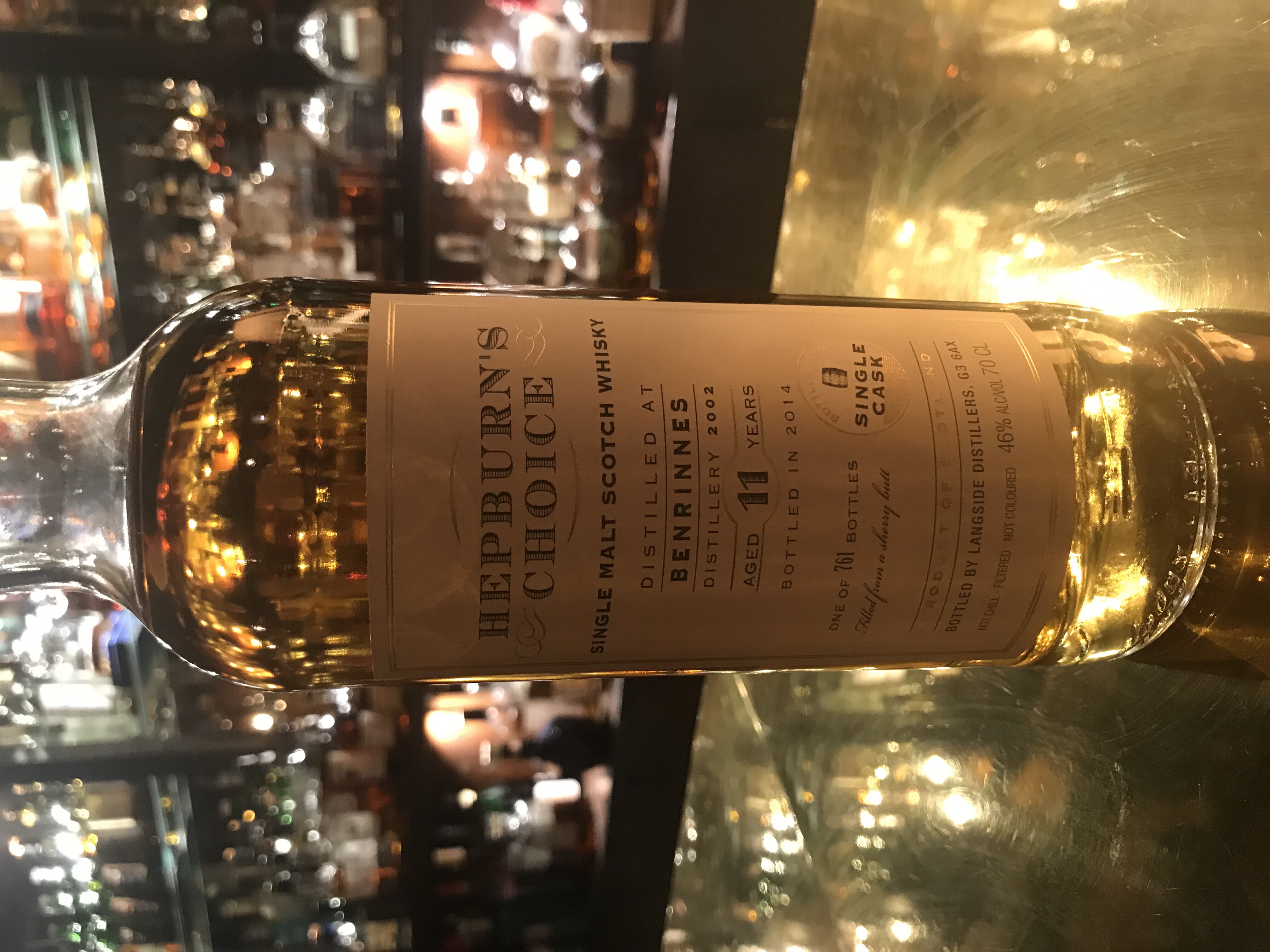 Benrinnes 2002 11 Year Hepburn's Choice (Hunter Laing)